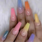 long ballet nails | acrylic nail tips | salon quality nail extensions | energy saving