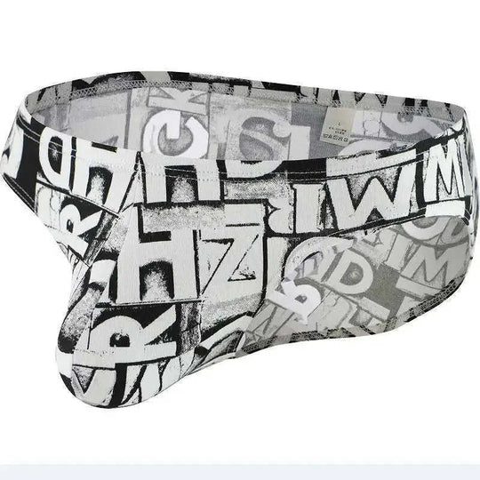 Men's Cotton Camouflage Print Triangle Briefs Low-Rise Underwear Meifu Market