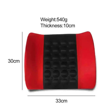 12V Car Massager Chair Pad - Neck & Waist Pillow for Pain Relief