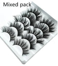 soft cotton stalk lashes | 3d mink effect eyelashes | five pairs multipack | ultrasonic cleaning
