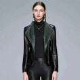 Ride with Style – Motorcycle Leather Jacket Featuring Sleek Double-Zipper Design - view 6 (material: leather | color:...