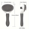 floating hair removal brush | pet hair removal tool | stainless steel bristles | energy saving