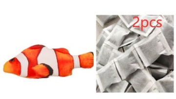 Electric Fish Cat Toy - Jumping Simulation Interactive USB Rechargeable