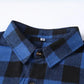A Long-sleeved Pocket Checked Shirt With A Lapel For Young Men In Autumn And Meifu Market
