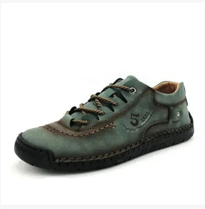genuine leather shoes | full-grain leather construction | comfortable walking shoes | energy saving