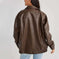 Leather Coat Women's Locomotive Style Top Meifu Market