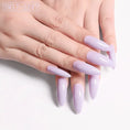 long-lasting gel material | extra long almond nails | salon-quality nail patches | energy saving