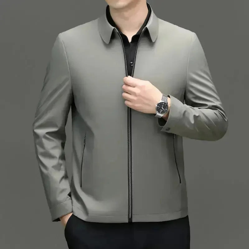 lightweight stretch fabric jacket | all-season casual blazer | office to evening wear | ultrasonic cleaning