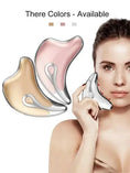 rechargeable gua sha tool | microcurrent facial massager | anti-aging face roller | energy saving