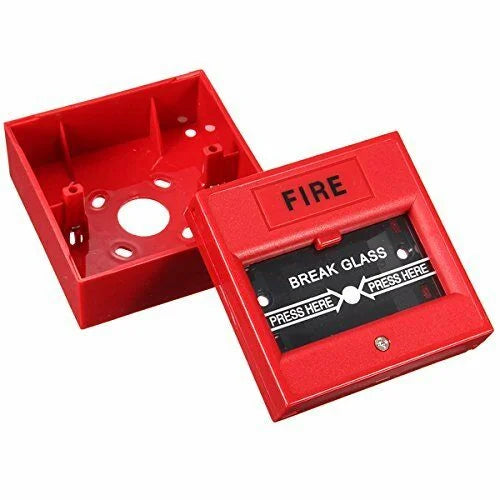 wired emergency alarm | fire alarm button | hand breaking glass alarm | energy saving