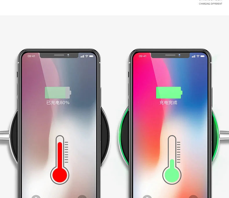 wireless fast charging pad | qi-certified charger | 15w fast charging | ultrasonic cleaning