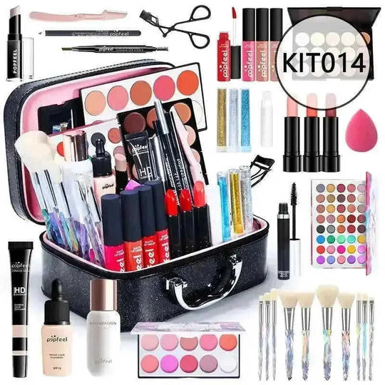 Beginner Cosmetics Makeup Set Complete Set Novice Student Light Makeup Gift Box KIT014 - lifestyle usage image