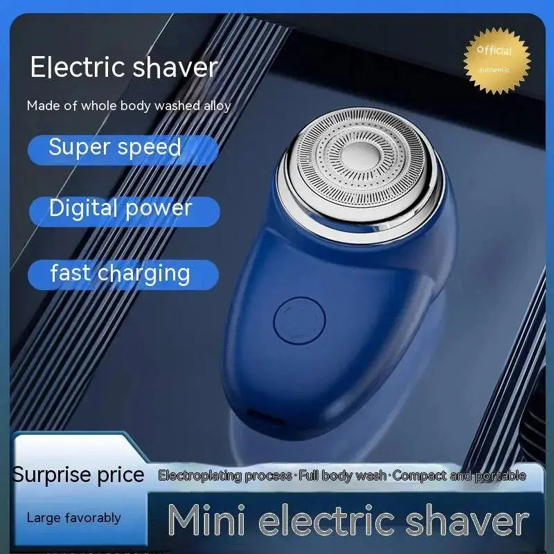 compact electric shaver | waterproof shaver for travel | cordless mini shaver | energy saving