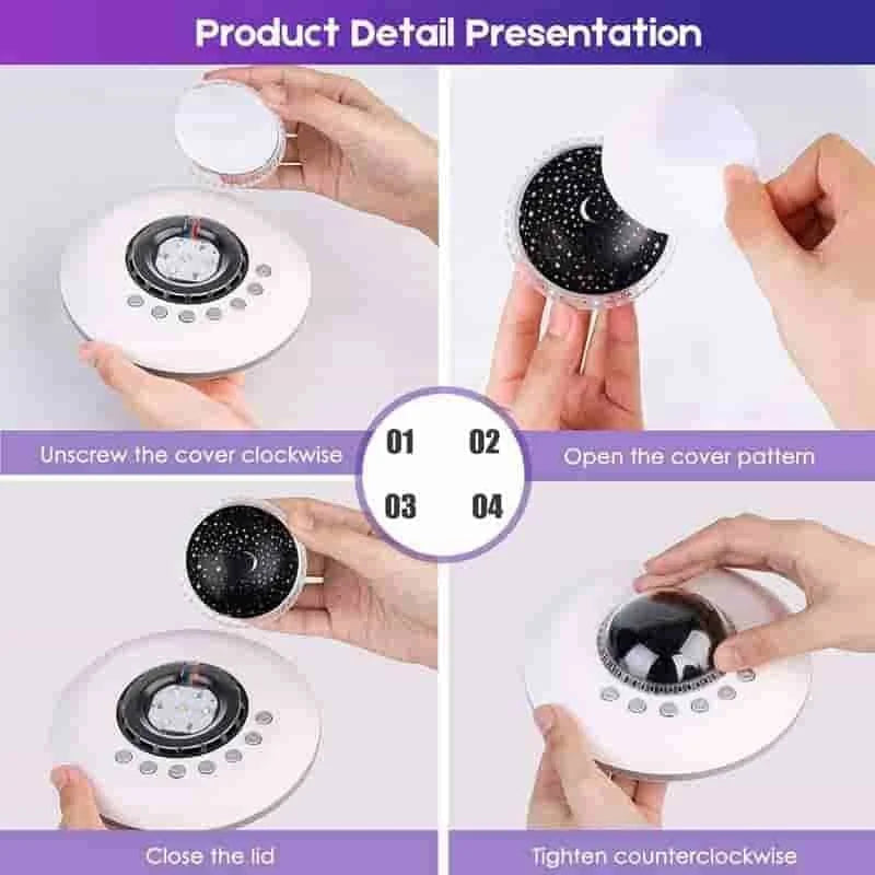 white led night light | baby sleep aid light | nursery room lighting | ultrasonic cleaning