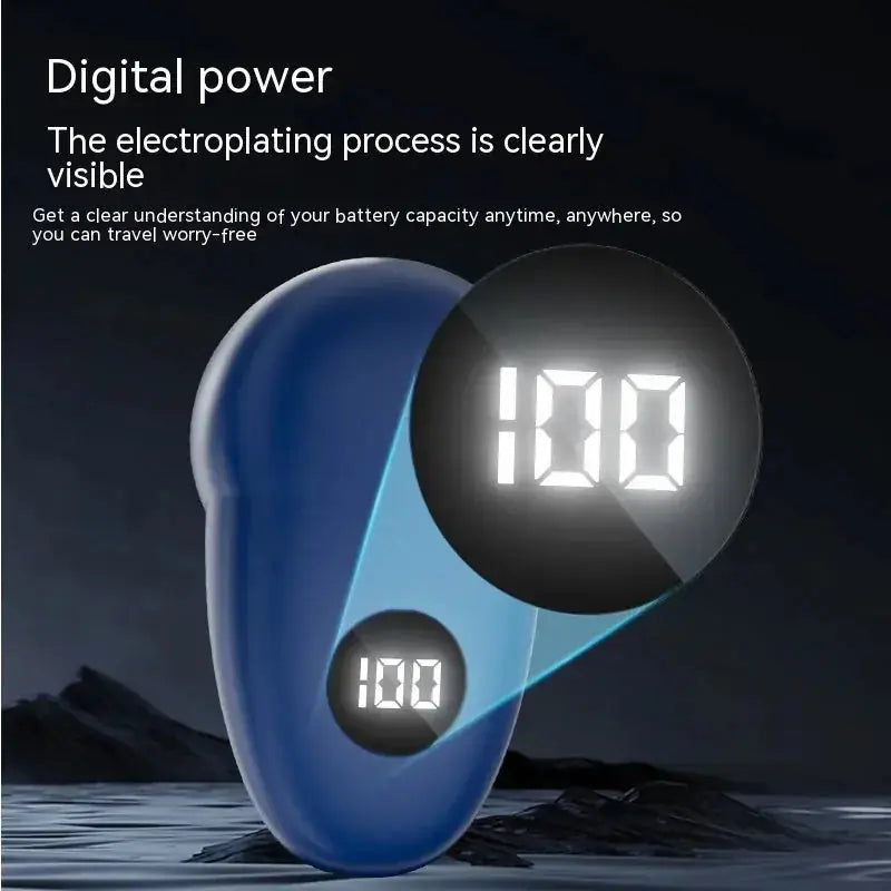 compact electric shaver | waterproof shaver for travel | cordless mini shaver | energy saving