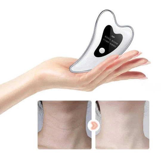 usb rechargeable guasha massager | rose quartz guasha massager | waterproof guasha scraper | energy saving