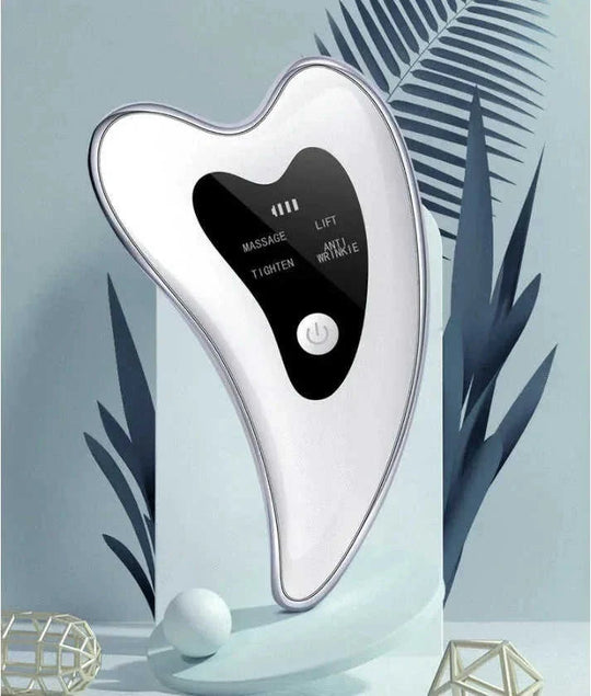 usb rechargeable guasha massager | rose quartz guasha massager | waterproof guasha scraper | energy saving