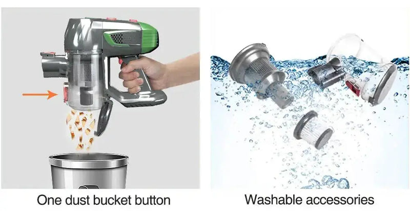 handheld cordless vacuum cleaner | rechargeable handheld vacuum | compact vacuum for car cleaning | energy saving