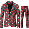 christmas suit jacket + pants stylish male blazer coat 