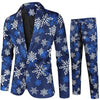 christmas suit jacket + pants stylish male blazer coat 