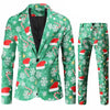 christmas suit jacket + pants stylish male blazer coat 