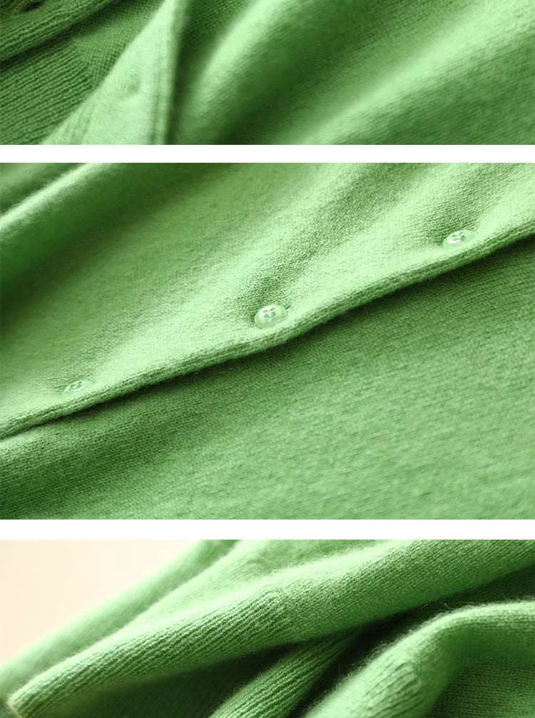 pure cashmere cardigan | high waist womens cardigan | short cashmere sweater | ultrasonic cleaning