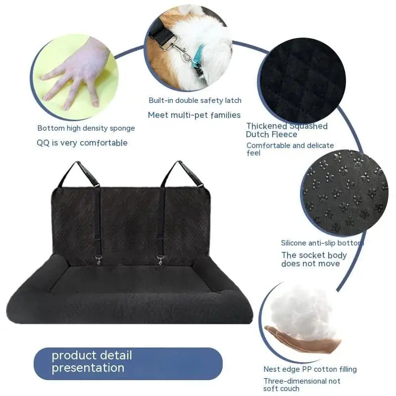 washable pet car seat cover | waterproof dog car mat | removable kennel liner | ultrasonic cleaning