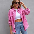 distressed denim jacket | ripped jean shirt | oversized shirt jacket | energy saving