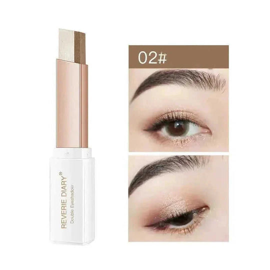 waterproof eyeshadow stick | double-ended eyeshadow pen | long-lasting shimmer eyeshadow | ultrasonic cleaning