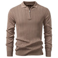 half-zip sweater for men | merino wool blend sweater | slim fit business casual | energy saving