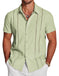 Men's Hawaiian Print Short Sleeve Lapel Shirt - Meifu Market