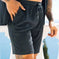 quick-dry fabric shorts set | linen blend summer suit | mens matching shirt shorts set | energy saving