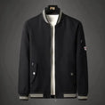 lightweight baseball jacket | mens spring coat | water-resistant windbreaker | ultrasonic cleaning