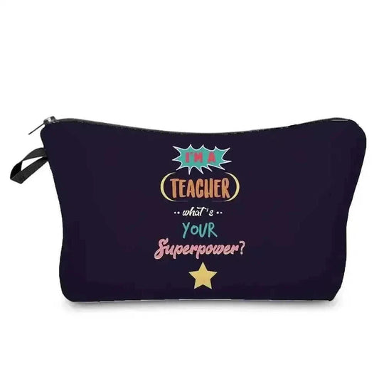 waterproof cosmetic bag | travel makeup organizer with zipper | pvc material toiletry bag | energy saving