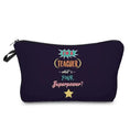 waterproof cosmetic bag | travel makeup organizer with zipper | pvc material makeup pouch | energy saving