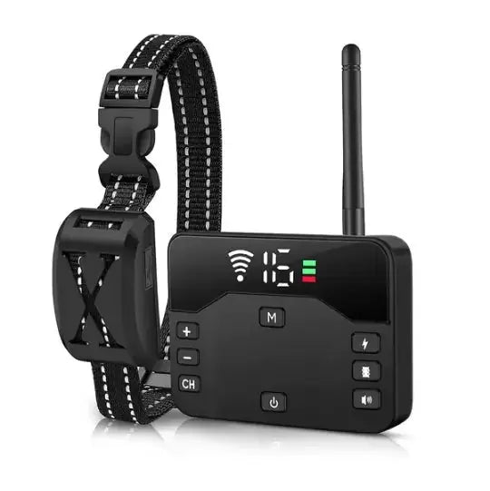 2 In 1 Wireless Electric Dog Fence Waterproof Pet Shock Boundary Containment System Electric Training Collar For Small Medium Large Dogs Meifu Market