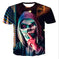 d printed skull t-shirt | premium cotton blend fabric | oversized graphic tee | ultrasonic cleaning