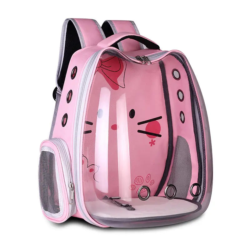 Pet Supplies Pet Backpack Convenient Pet Space Bag Breathable Shoulder Cat Bag Dog Bag Meifu Market