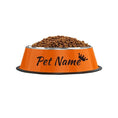 non-slip pet food bowl | personalized name dog bowl | heavy-duty pet water dish | ultrasonic cleaning