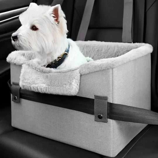 Portable Small Dog Car Seat Dog Booster Seat For Car With Clip-On Safety Leash Perfect For Small Pets Pet Products Orange ...