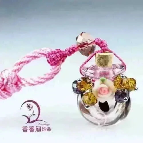 hand-blown glass diffuser | essential oil car freshener | luxury car perfume jewelry | ultrasonic cleaning
