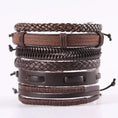 genuine leather bracelet | adjustable woven bracelet | multi-layer charm bracelet | ultrasonic cleaning