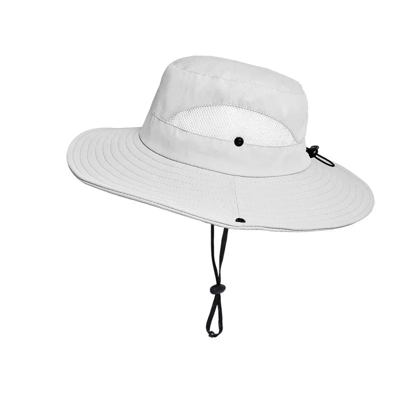upf 50 sun hat | wide brim bucket hat | breathable fishing hat | energy saving