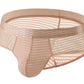 Men's Large Mesh Low Waist Wide Belt Briefs Meifu Market