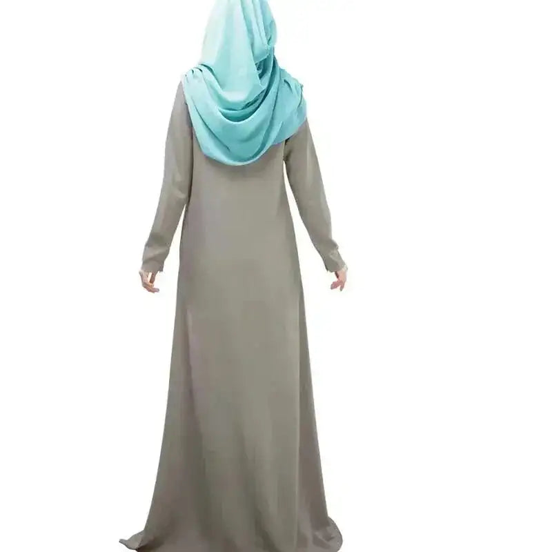 ethnic print maxi dress | long sleeve swing dress | 3d pattern zipper dress | energy saving