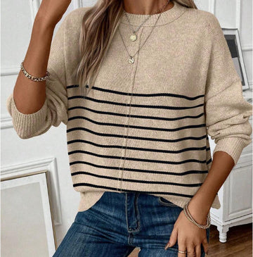 Simple Women's Knitted Sweater Pullover Meifu Market