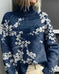 New Christmas Abstract Printing Casual Cloak Coat Cardigan Meifu Market