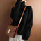 Women's Turtleneck Three-dimensional Rhombus Sweater Meifu Market