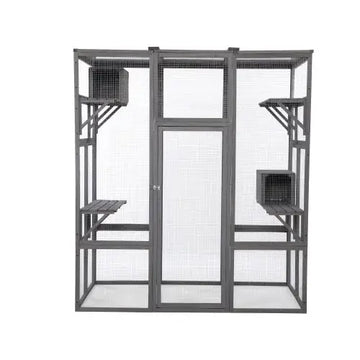 Oversized Cat Cage - Grey Meifu Market