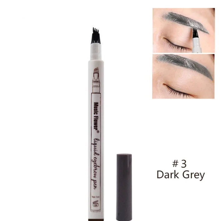 waterproof eyebrow pencil | four-claw eyebrow tint | fork tip eyebrow pen | ultrasonic cleaning